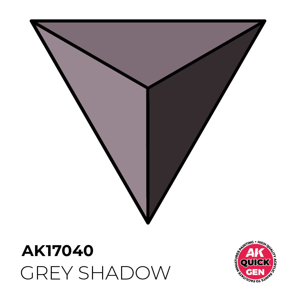 AK17040 - Quick Gen - Grey Shadow 18 ml - 暗影灰色 18ml