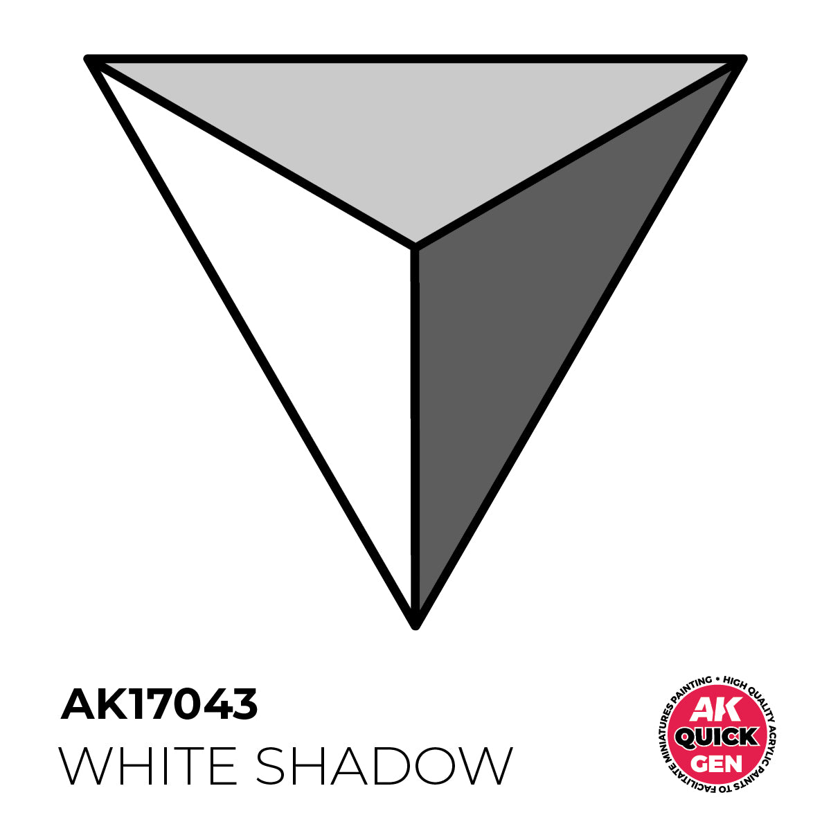 AK17043 - Quick Gen - White Shadow 18 ml - 暗影白色 18ml