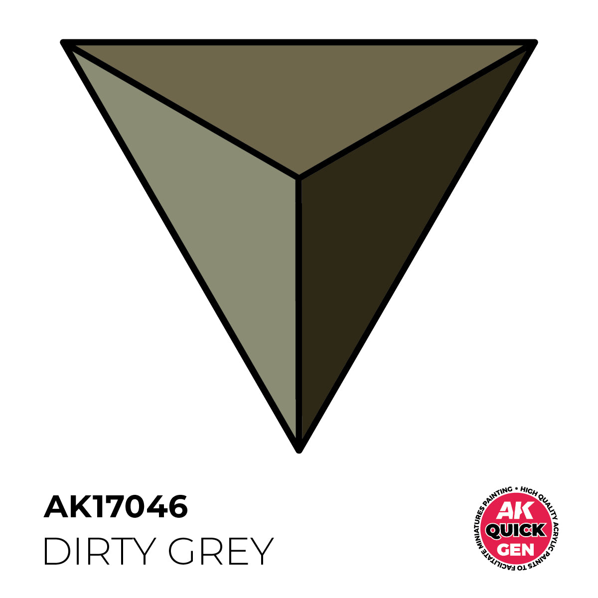 AK17046 - Quick Gen - Dirty Grey 18 ml - 污垢灰色 18ml