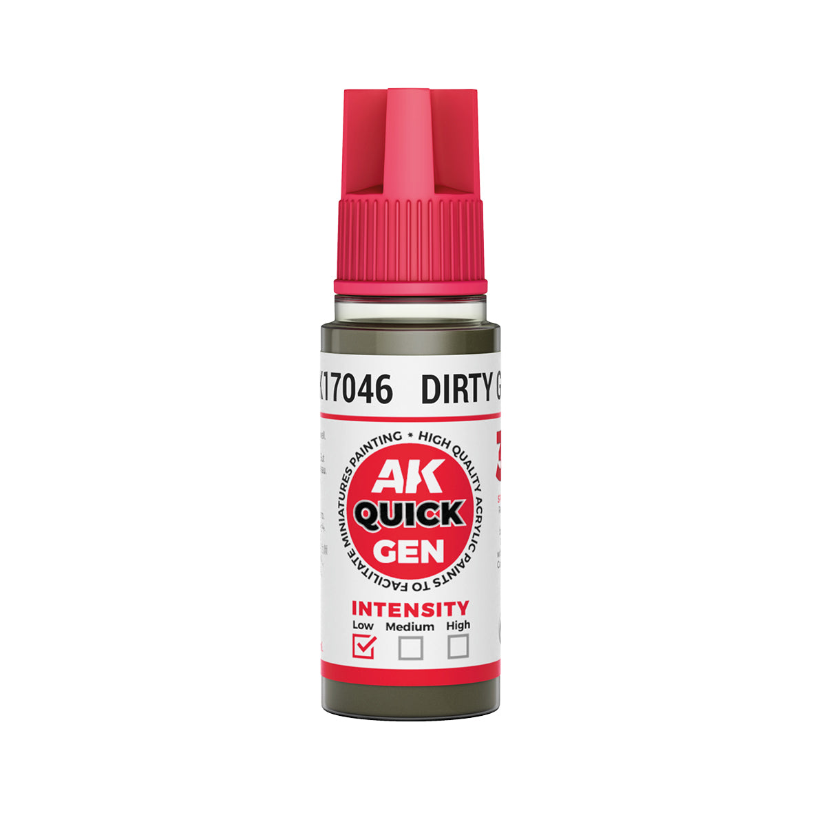 AK17046 - Quick Gen - Dirty Grey 18 ml - 污垢灰色 18ml