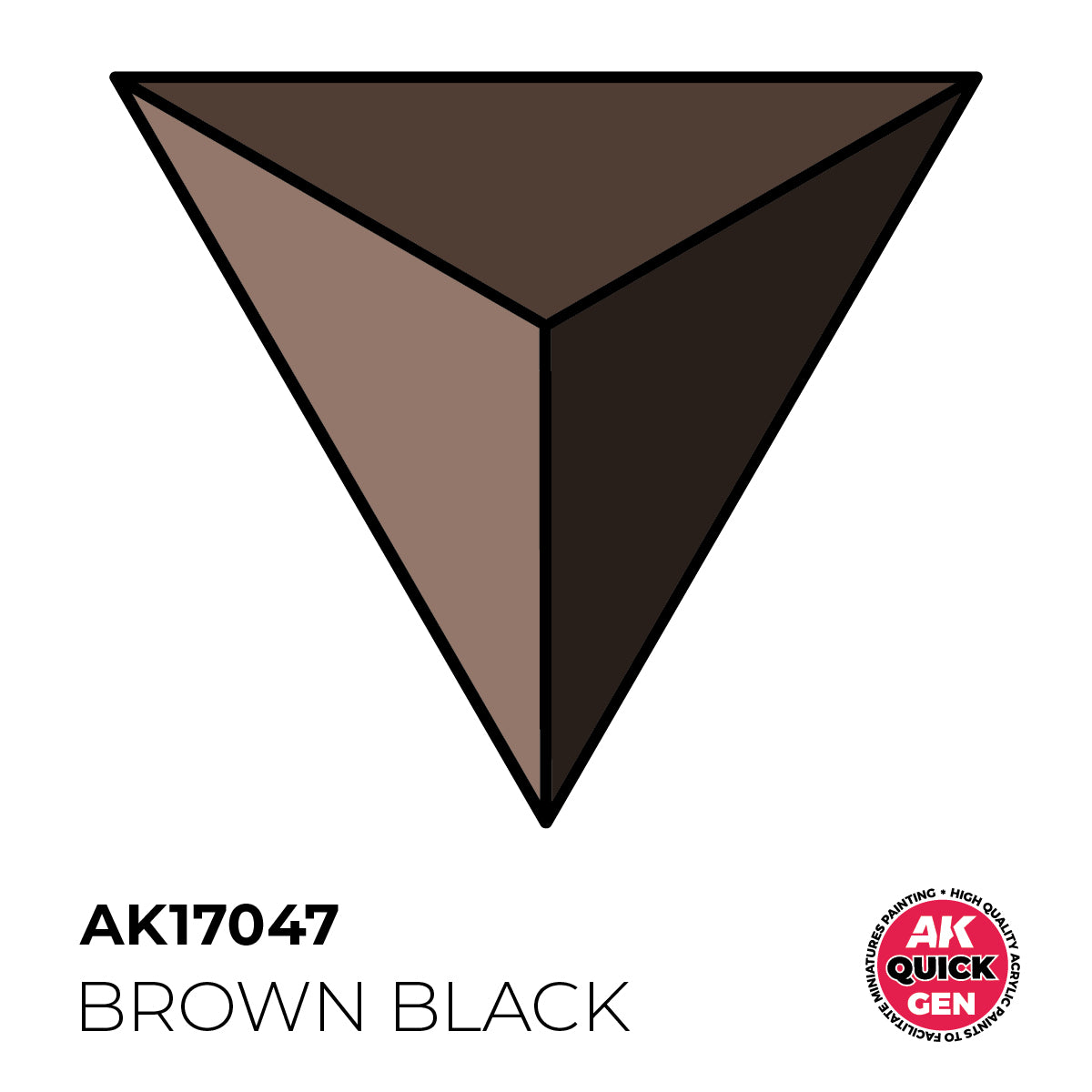 AK17047 - Quick Gen - Brown Black 18 ml - 褐黑色 18ml