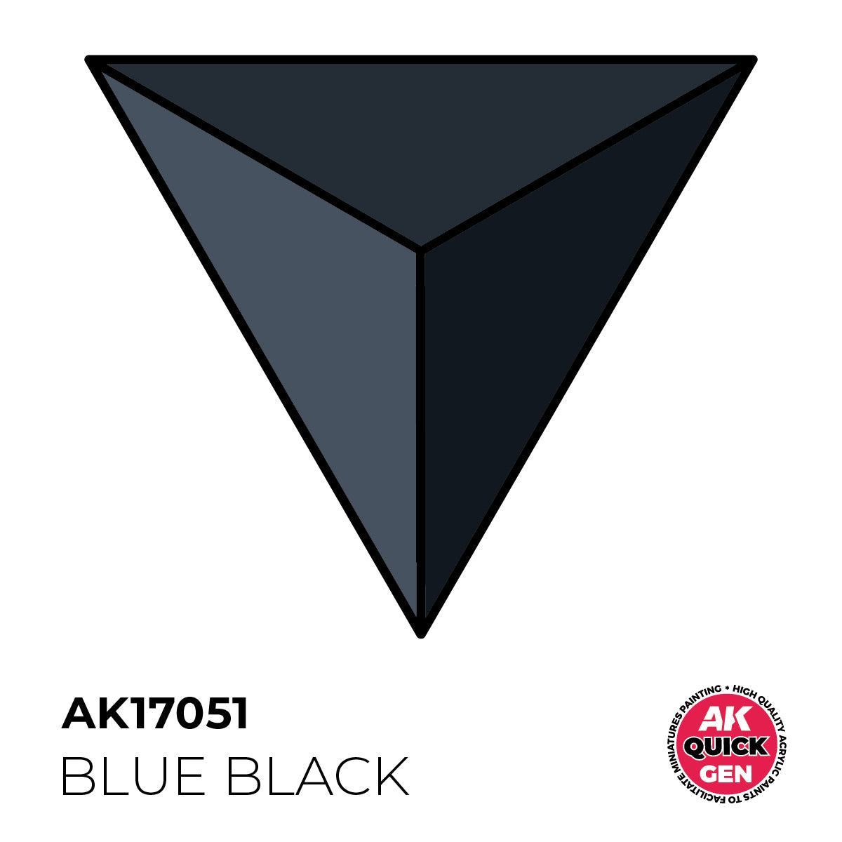 AK17051 - Quick Gen - Blue Black 18 ml - 藍黑色 18ml