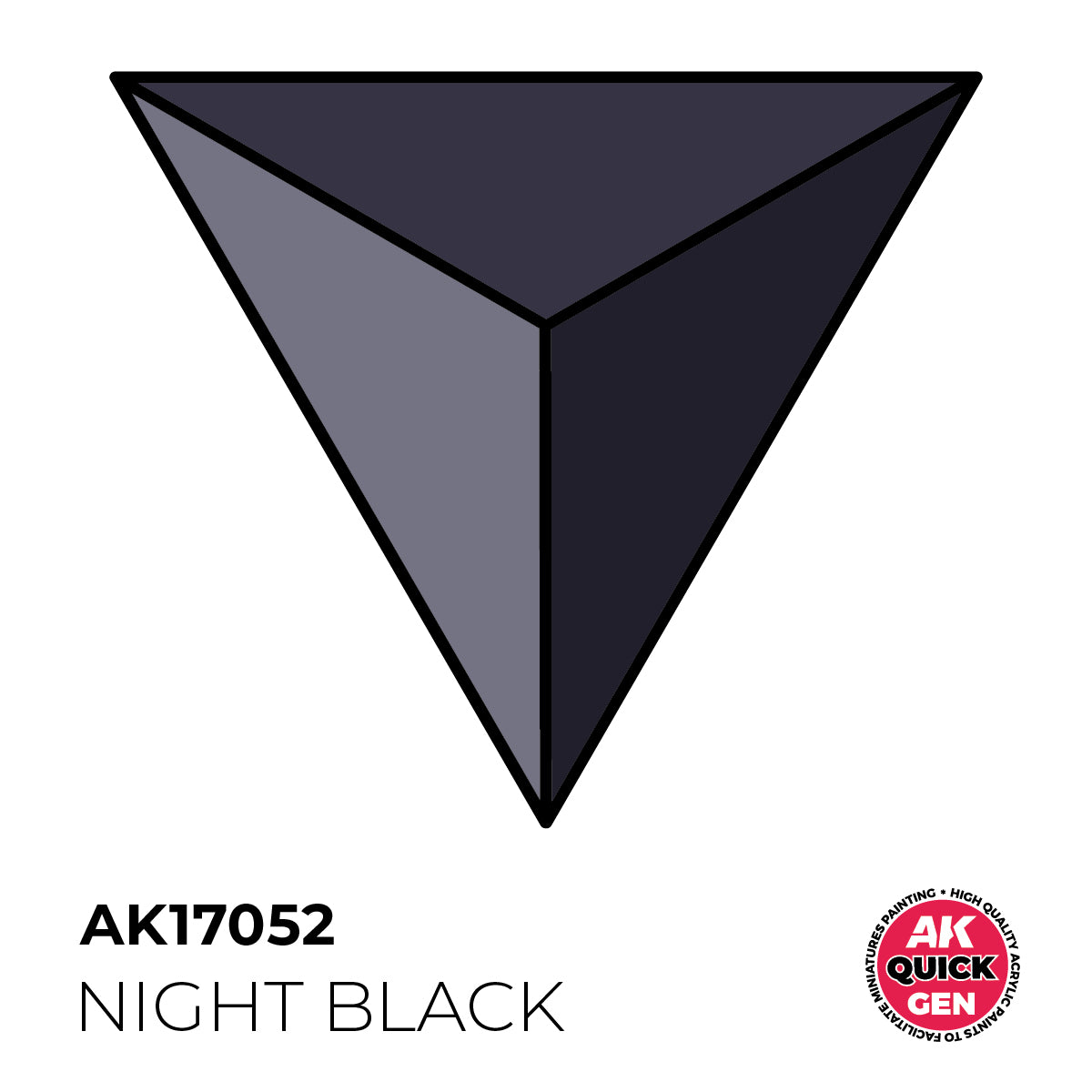AK17052 - Quick Gen - Night Black 18 ml - 午夜藍色 18ml
