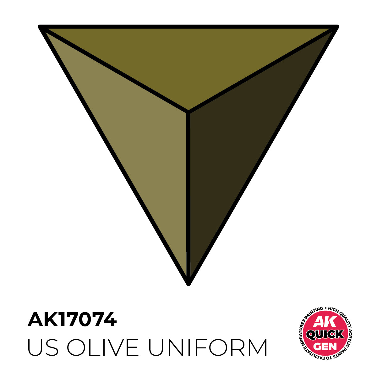 AK17074 - Quick Gen - Us Olive Uniform 18 ml - 美軍制服橄欖色 18ml