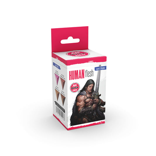 AK17506 - Quick Gen - Human Flesh (Quick Gen Set) 4 Paints - 人體膚色 (速塗系列套組) 4色