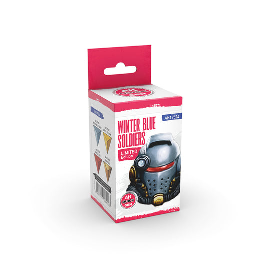 AK17524 - Quick Gen - Winter Blue Soldiers (Quick Gen Set) 4 Paints - 士兵寒冬藍色 (速塗系列套組) 4色