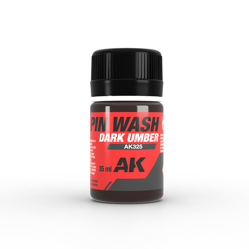 AK325 - Enamel Color - Dark Umber Pin Wash - 35ML