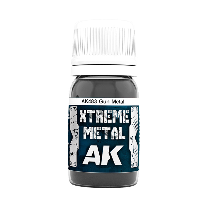 AK483 - Metallics - Xtreme Metal Gun Metal 35ml - 極致金屬系列 - 槍鐵