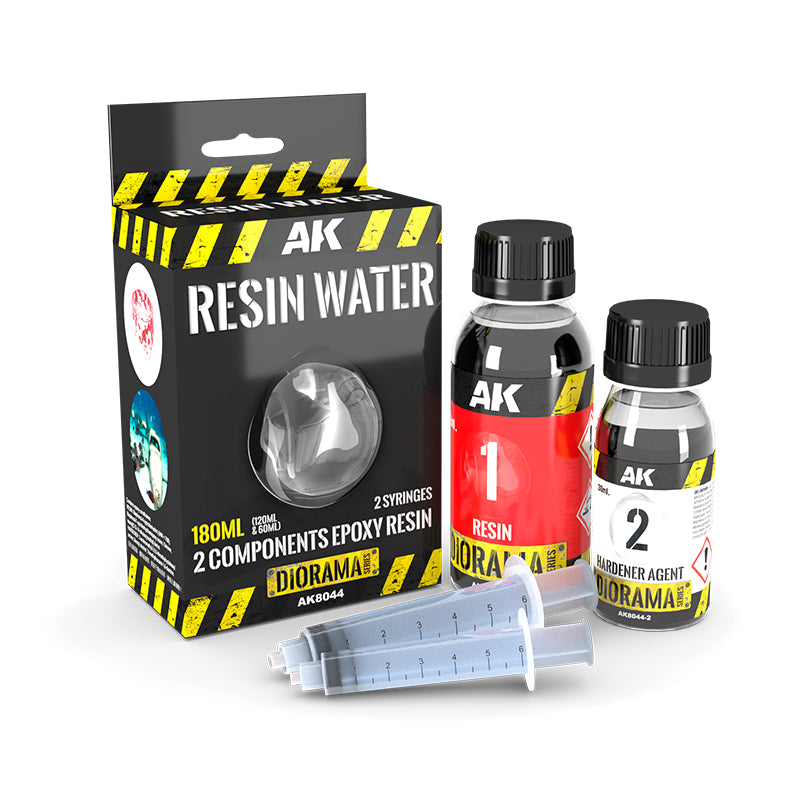 AK8044 - Resin Water 2 Components Epoxy Resin 180ml - 樹酯水景 雙成份環氧樹酯 180ml