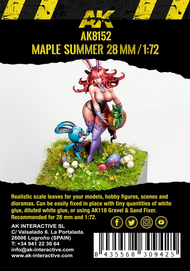 AK8152 - Vegetation - Maple Summer Leaves 1/72 - 植被 - 夏季楓葉
