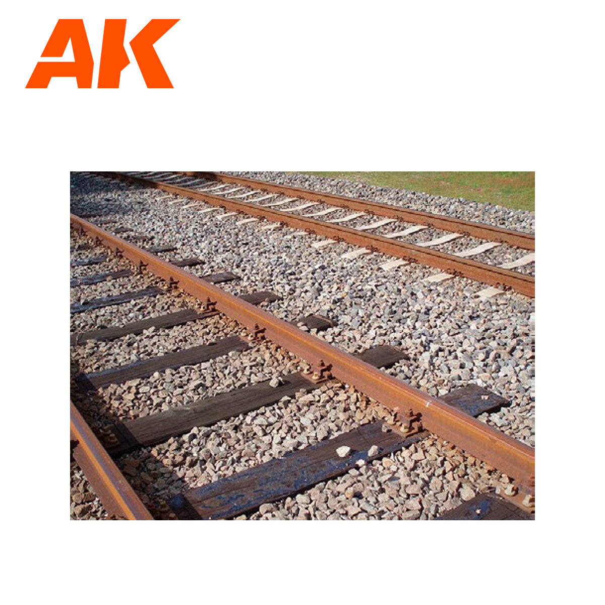AK8256 - Terrains - Small Railroad Ballast 1/72 - 場景 - 小型鐵道路基 1/72