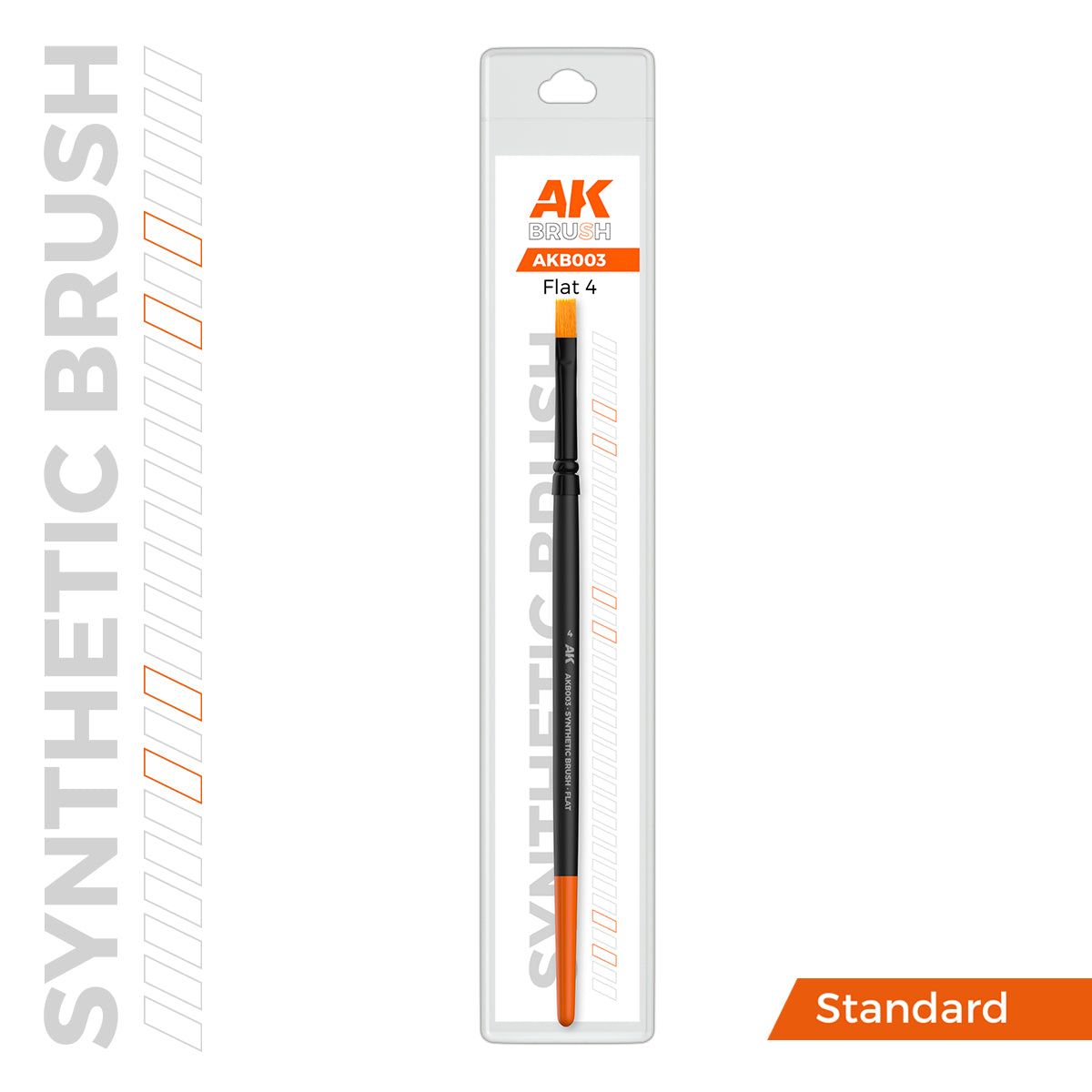 AKB003 - AK Synthetic Brush - Flat 4