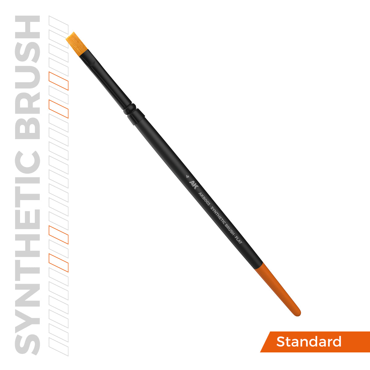 AKB003 - AK Synthetic Brush - Flat 4