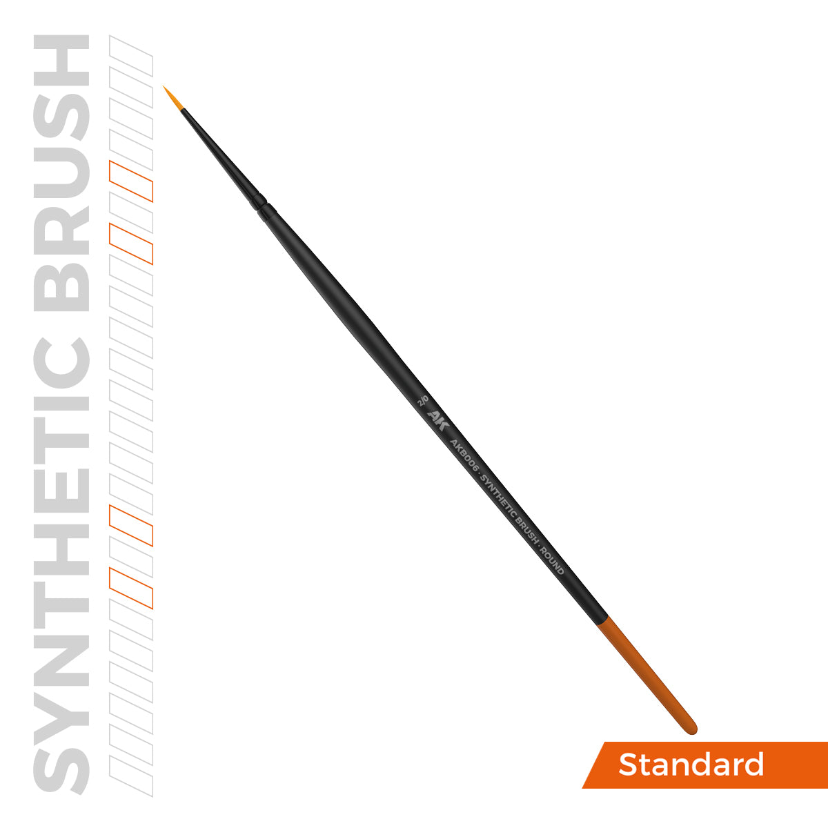 AKB006 - AK Synthetic Brush - Round 2/0