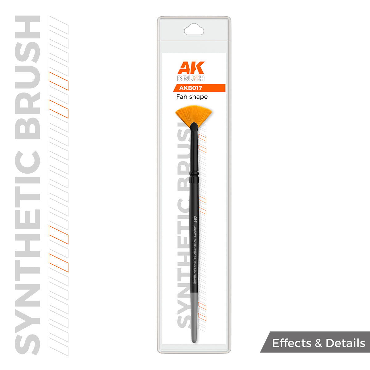 AKB017 - AK Synthetic Brush - Fan Shape
