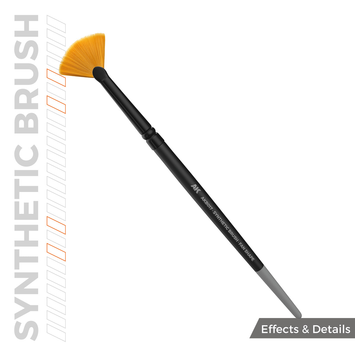 AKB017 - AK Synthetic Brush - Fan Shape