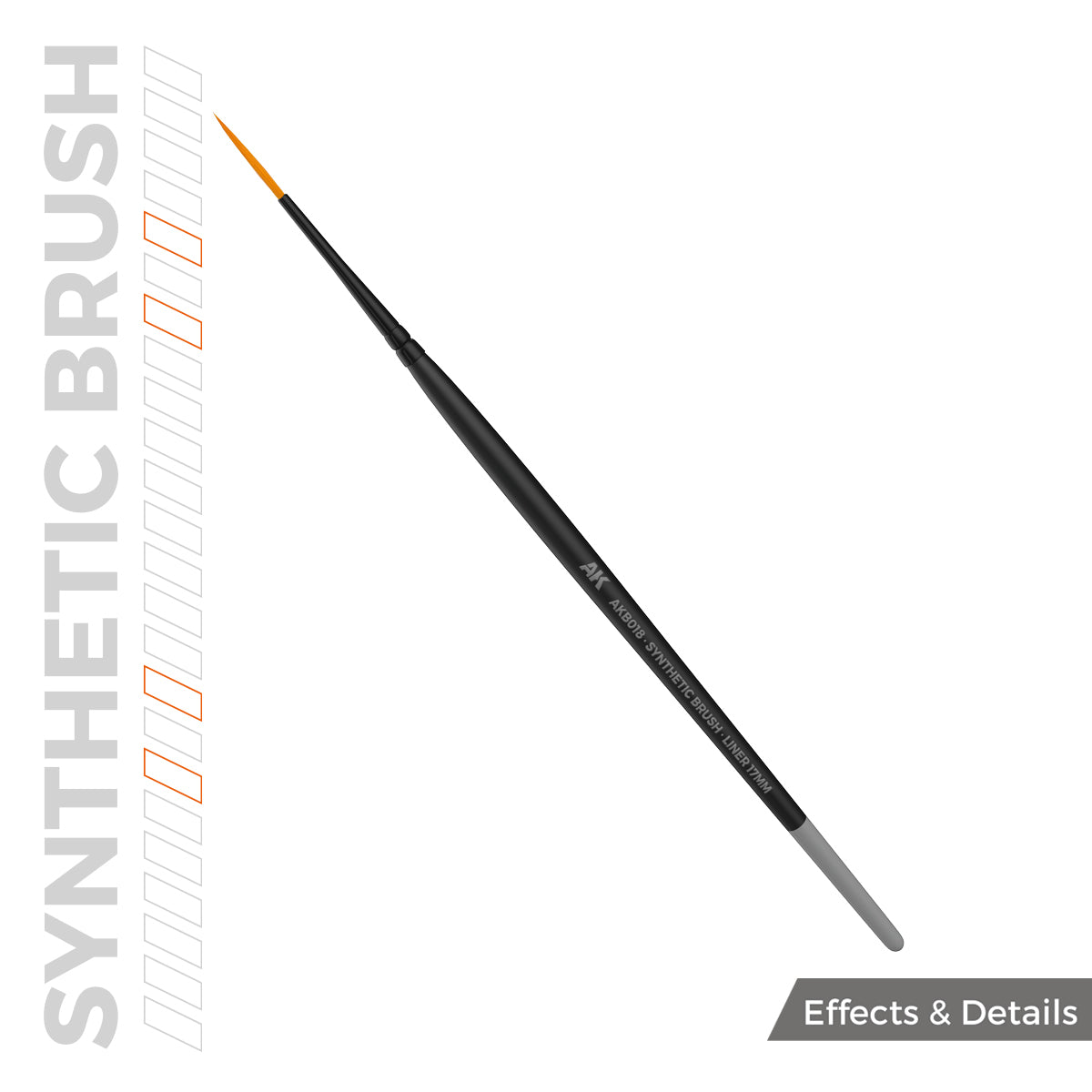 AKB018 - AK Synthetic Brush - Liner 17mm