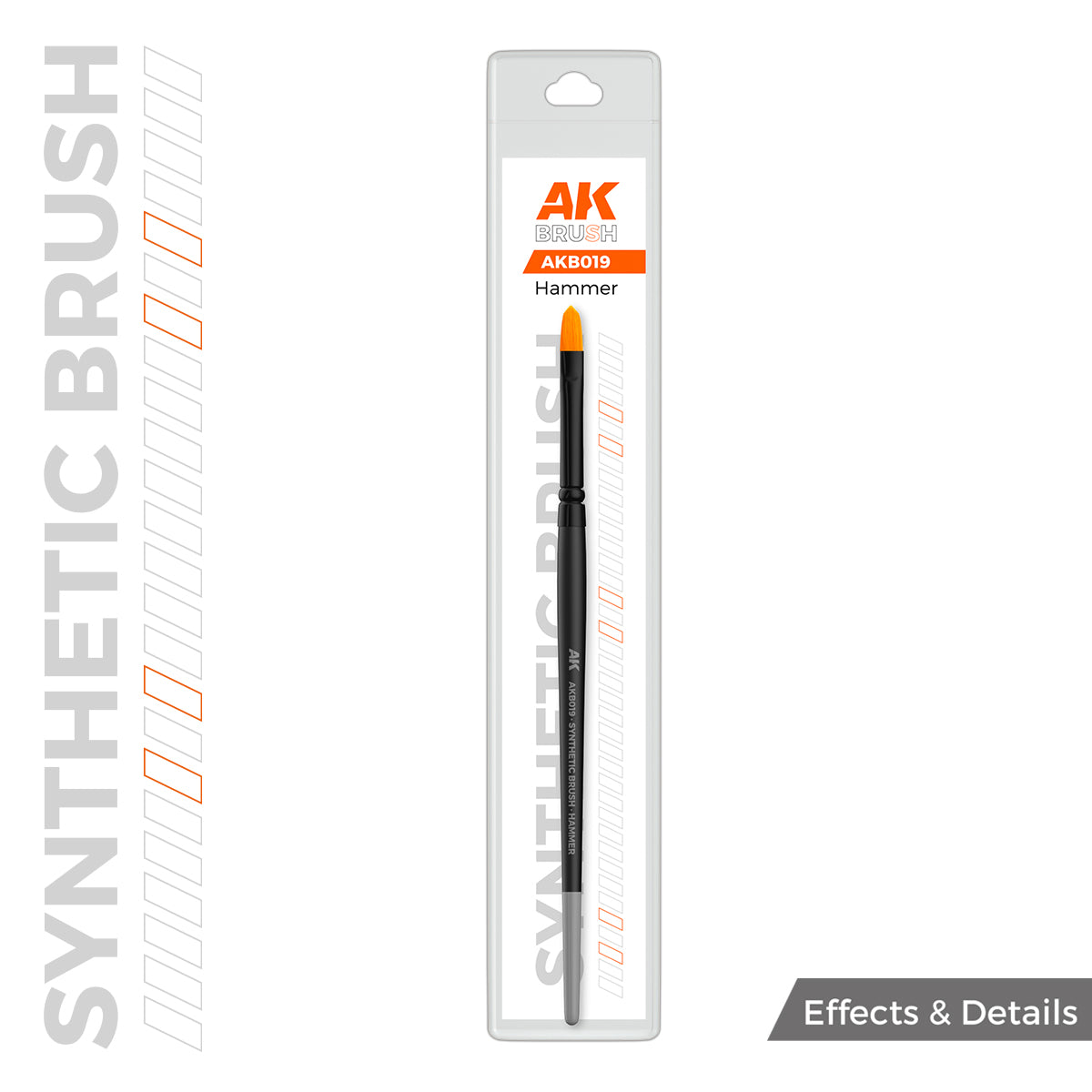AKB019 - AK Synthetic Brush - Hammer