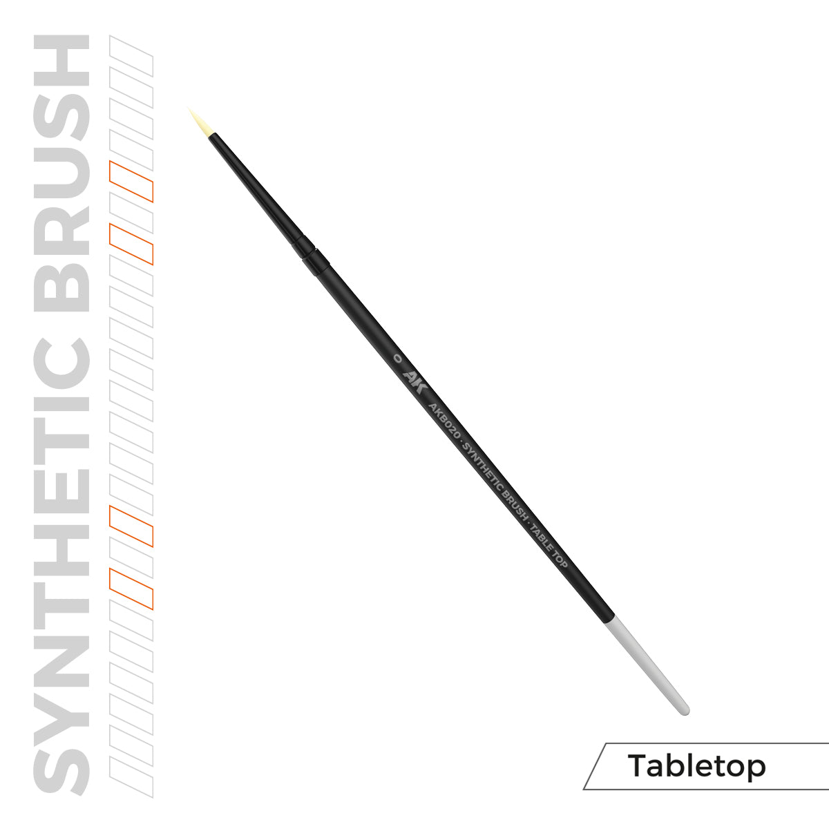 AKB020 - AK Synthetic Tabletop Brush - 0