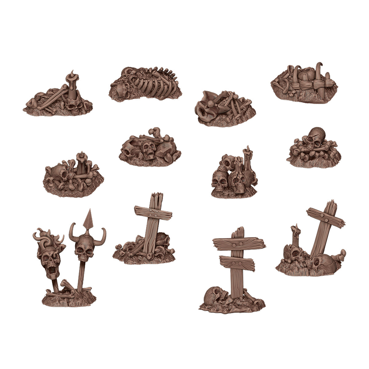 AKBIT0014 - Basing Bit - Wargame Scenery - Bones Remains