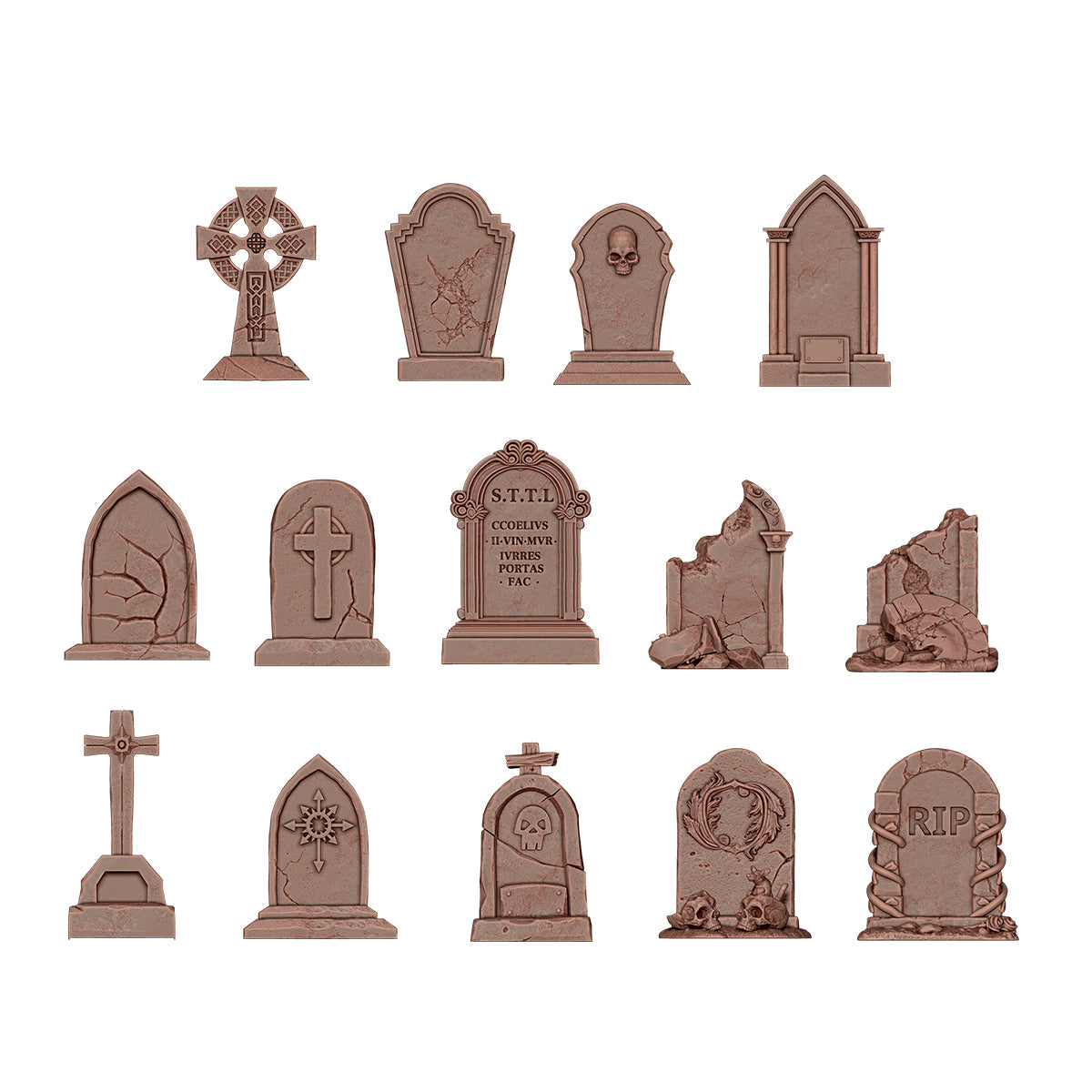 AKBIT0021 - Basing Bit - Wargame Scenery - Tumbstones