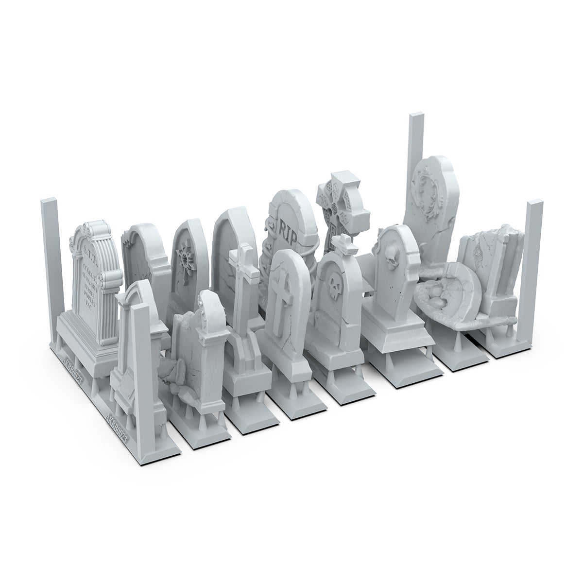 AKBIT0021 - Basing Bit - Wargame Scenery - Tumbstones