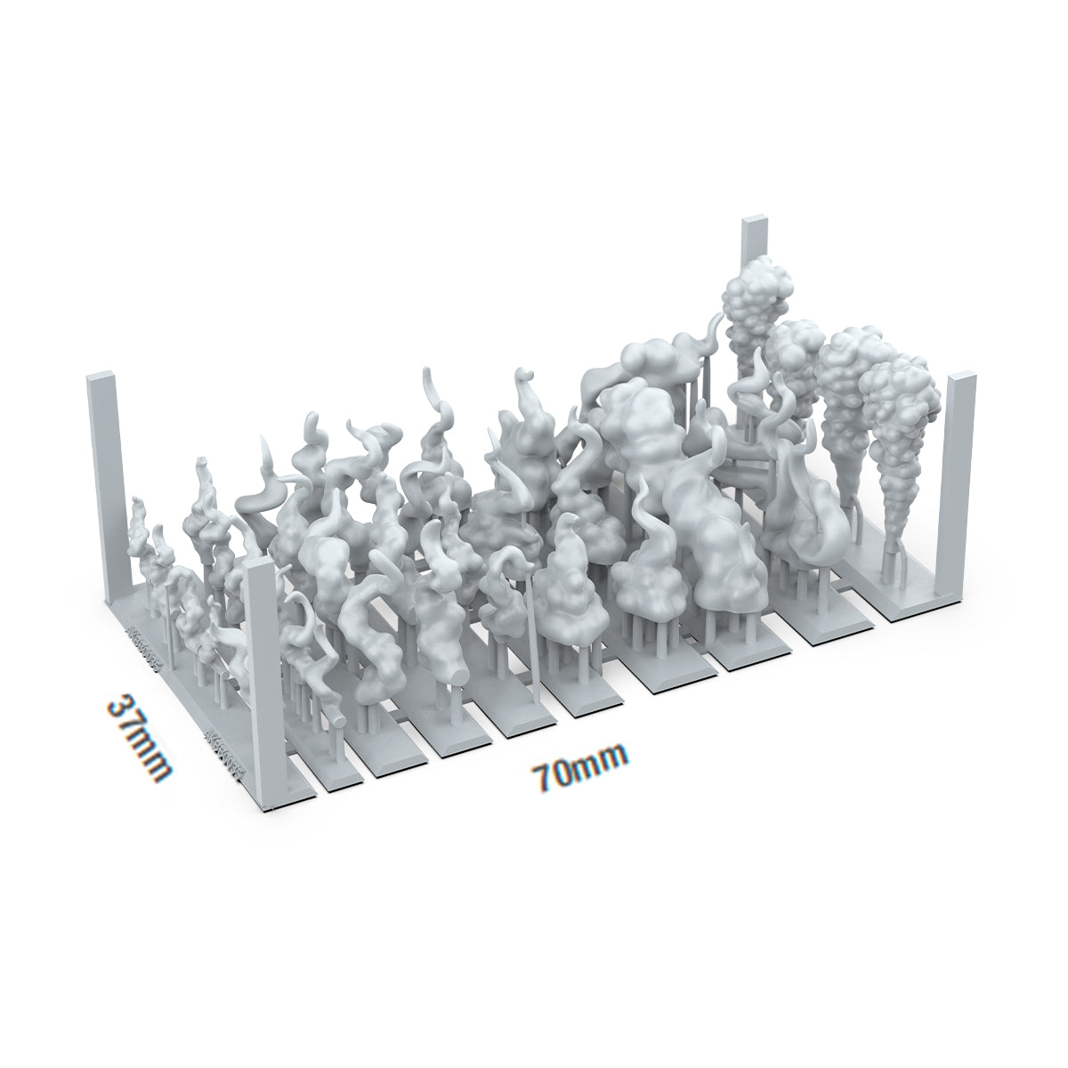 AKBIT0035 - Basing Bit - Special Effects - Smoke FX (35 Pieces) - 特效 - 煙霧特效