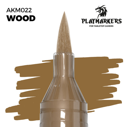 AKM022 - Playmarker - Wood - 木棕色