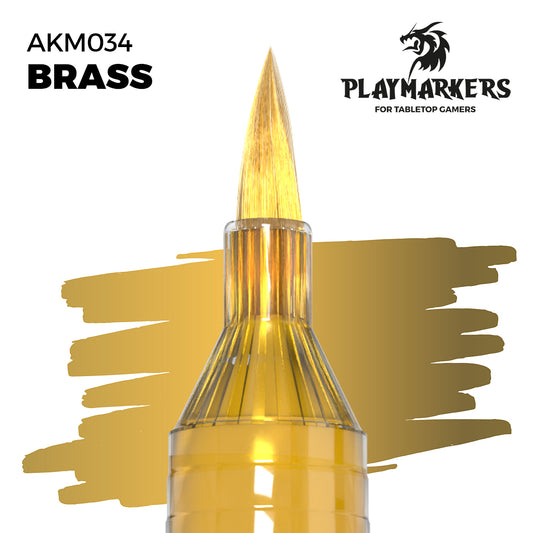 AKM034 - Playmarker - Brass - 黃銅色