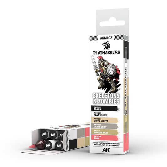 AKM102 - AK Playmarkers Set - Skeletons & Zombies