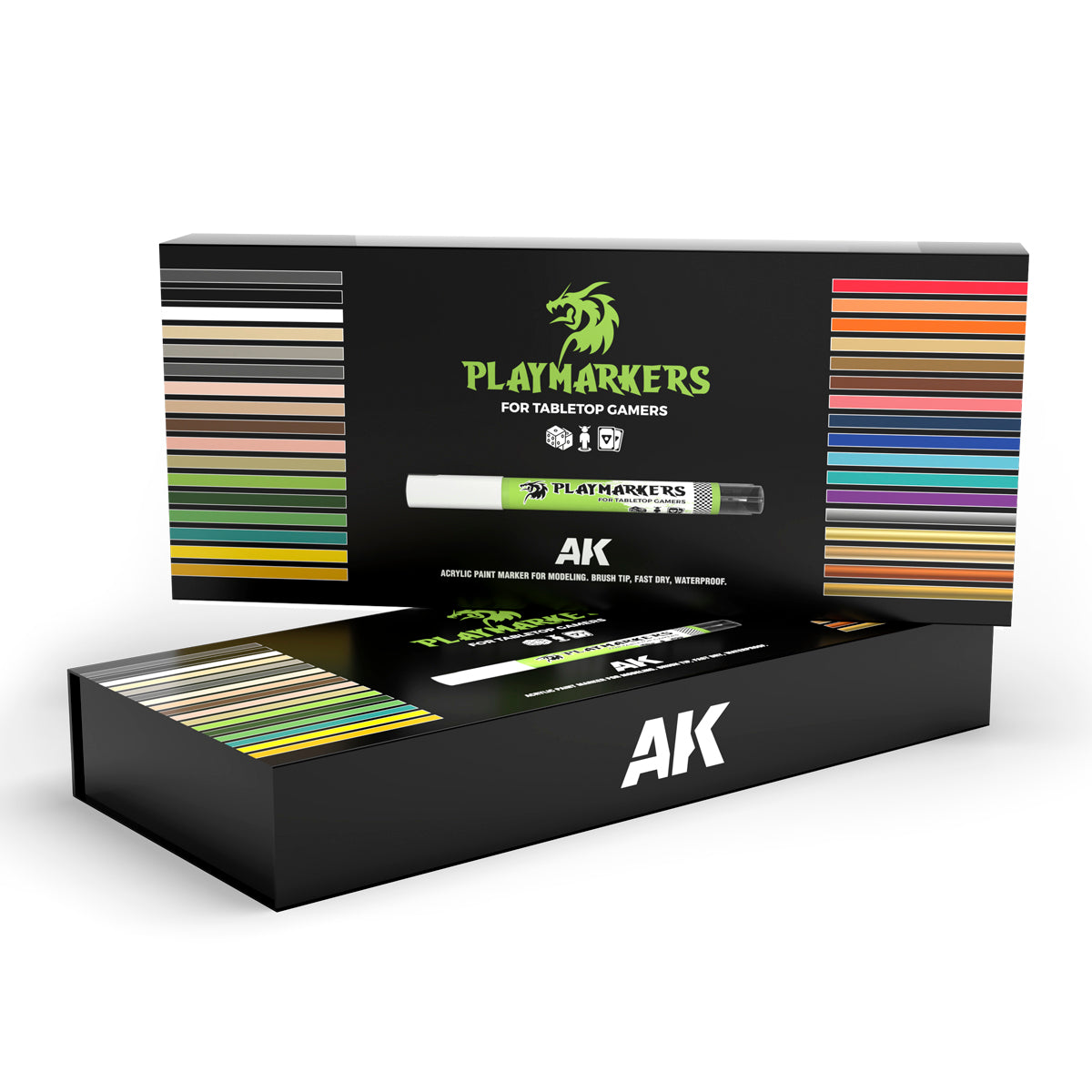 AKM150 - AK Playmarkers Set - Special Box Full Range (34 Markers)