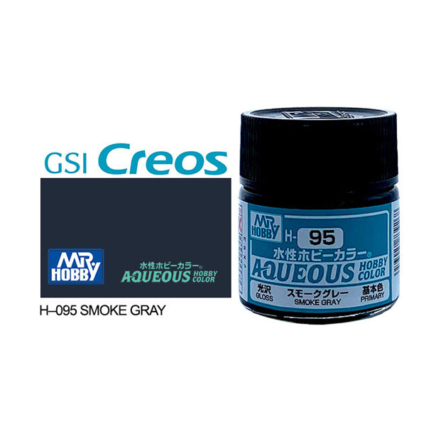 H095 - Aqueous Gloss Smoke Grey - GSI/水性漆 煙灰色