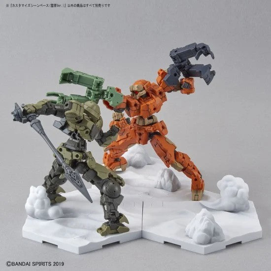 BANDAI Customize Scene Base Snowfield Ver - 改裝用場景台座 (雪原版本)