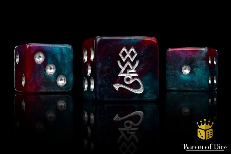 Baron of Dice - Infinity Elves Dice (Square Corner) / x25 Dice / 無盡精靈骰(方角)