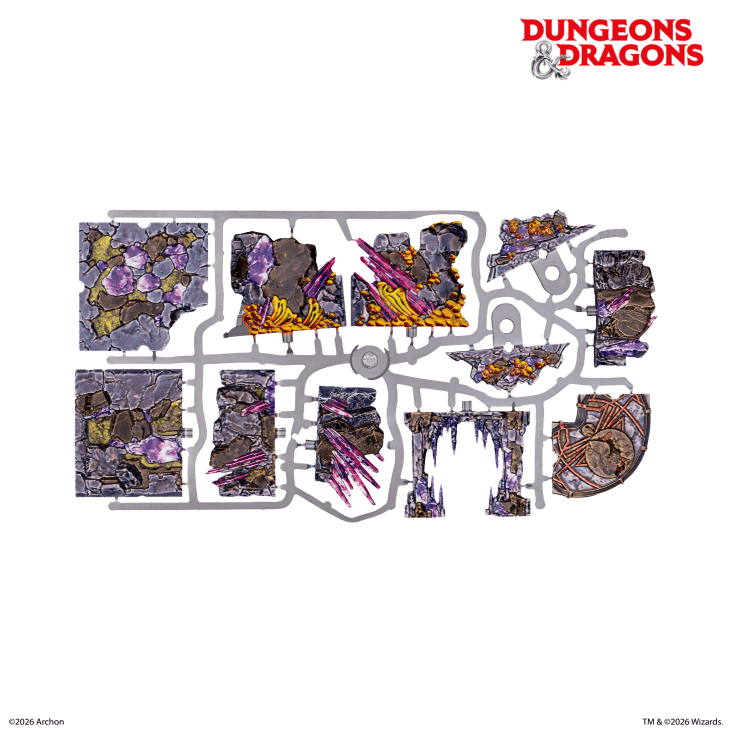 PRE-ORDER: Dungeons & Dragons© Underdark Pre-Painted Terrain Set