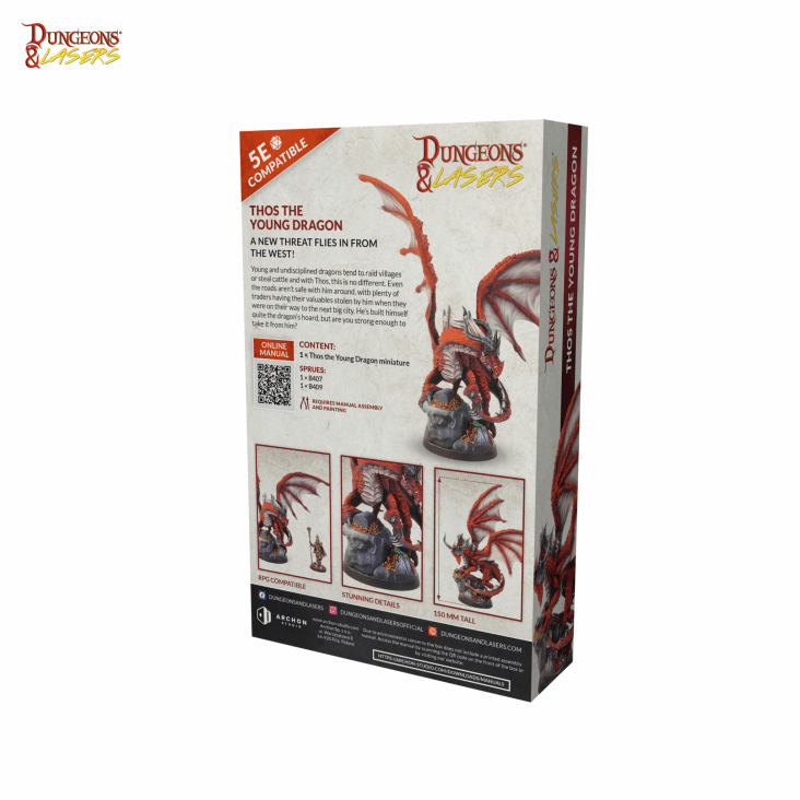 PRE-ORDER: Dungeons & Lasers: Thos the Young Dragon - 幼龍Thos