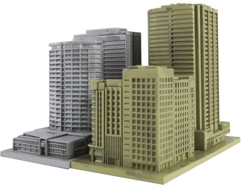 Geocraper Break Effect 1/2500 Mid-Rise Building - Break Effect 中層大樓(可破壞模型)
