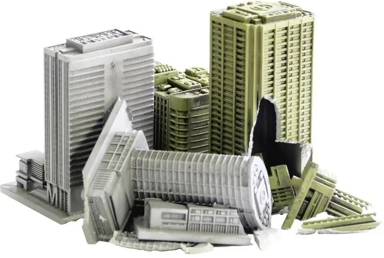 Geocraper Break Effect 1/2500 Mid-Rise Building - Break Effect 中層大樓(可破壞模型)
