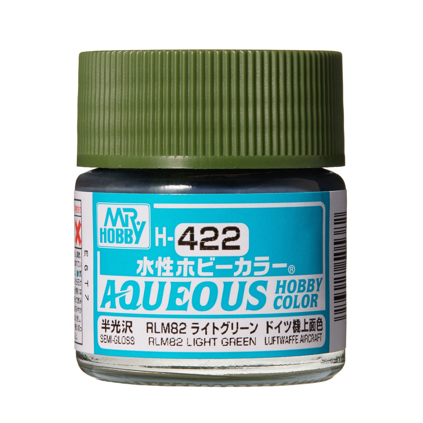 H422 - Aqueous Rlm 82 Light Green - GSI/水性漆 RLM82 半光澤亮綠色