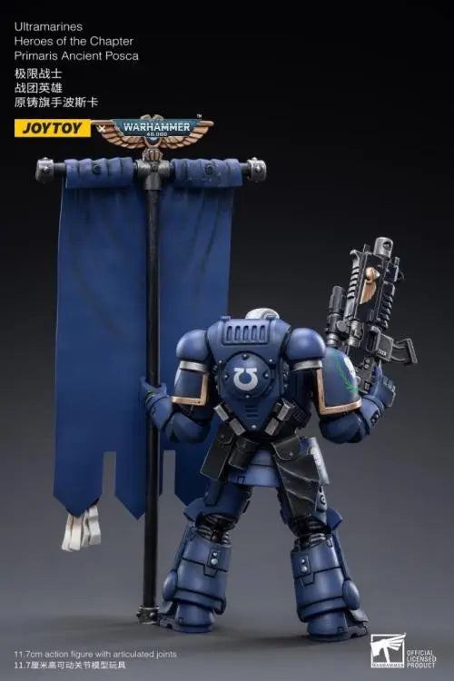 JoyToy: Ultramarines: Heroes of the Chapter: Primaris Ancient Posca - 原鑄旗手波斯卡