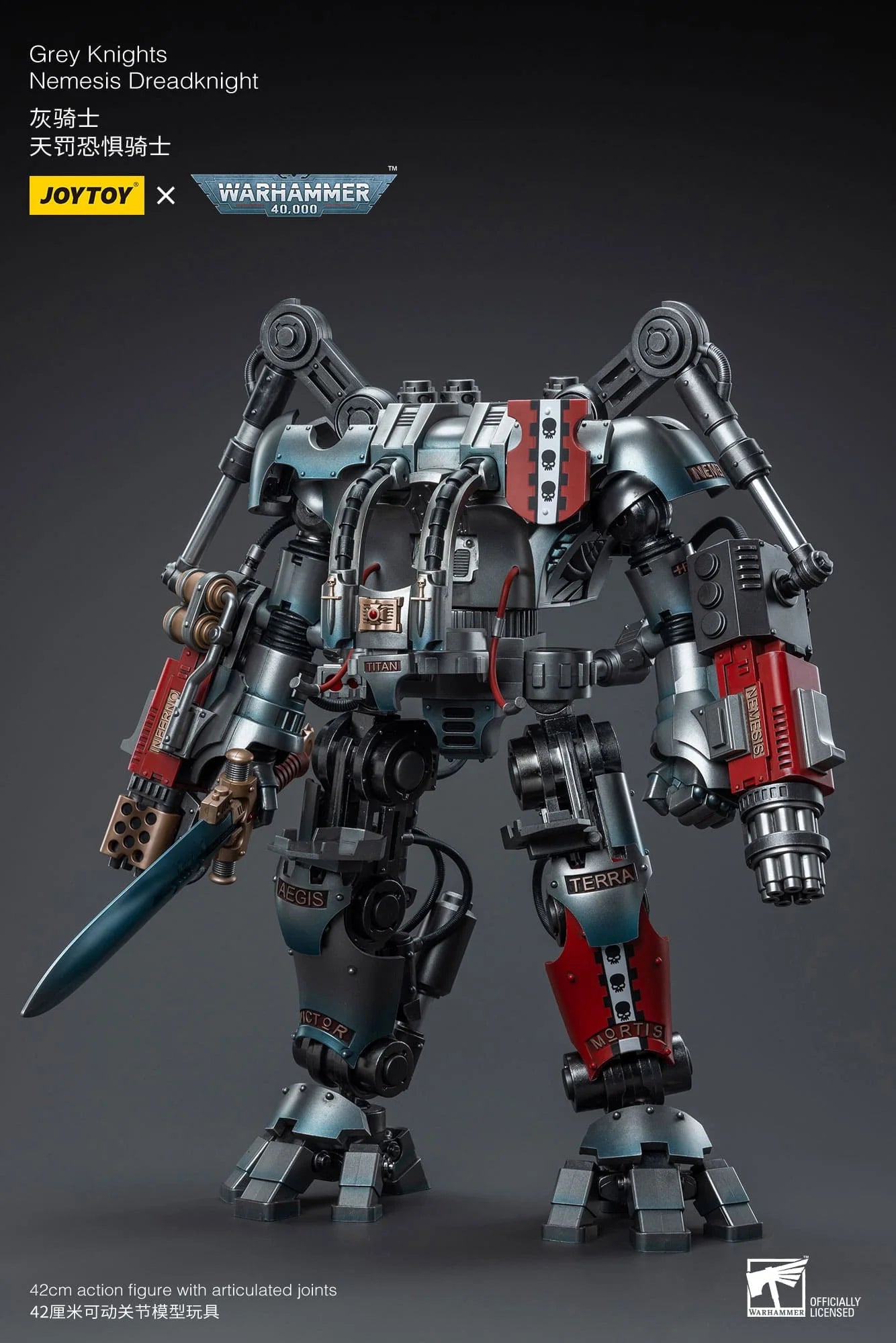JoyToy: Grey Knights - Nemesis Dreadknight - 灰骑士 - 天罚恐惧骑士