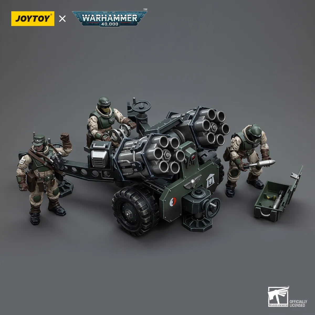 Astra Militarum - Ordnance Team with Malleus Rocket Launcher - 星界軍 - 裝備重錘火箭發射器的野戰砲組