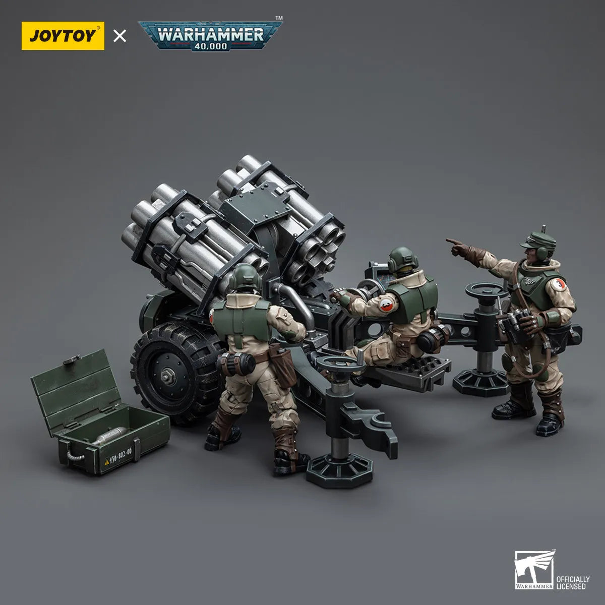 Astra Militarum - Ordnance Team with Malleus Rocket Launcher - 星界軍 - 裝備重錘火箭發射器的野戰砲組