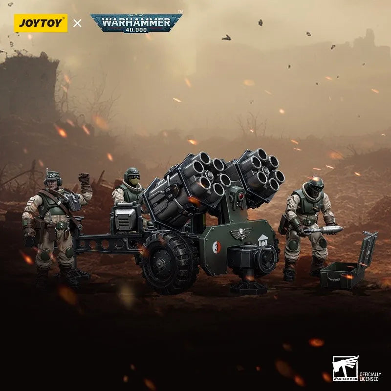 Astra Militarum - Ordnance Team with Malleus Rocket Launcher - 星界軍 - 裝備重錘火箭發射器的野戰砲組