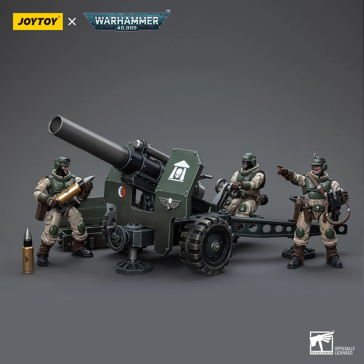 Astra Militarum - Ordnance Team with Bombast Field Gun - 星界軍 - 裝備宏聲野戰砲的野戰砲組