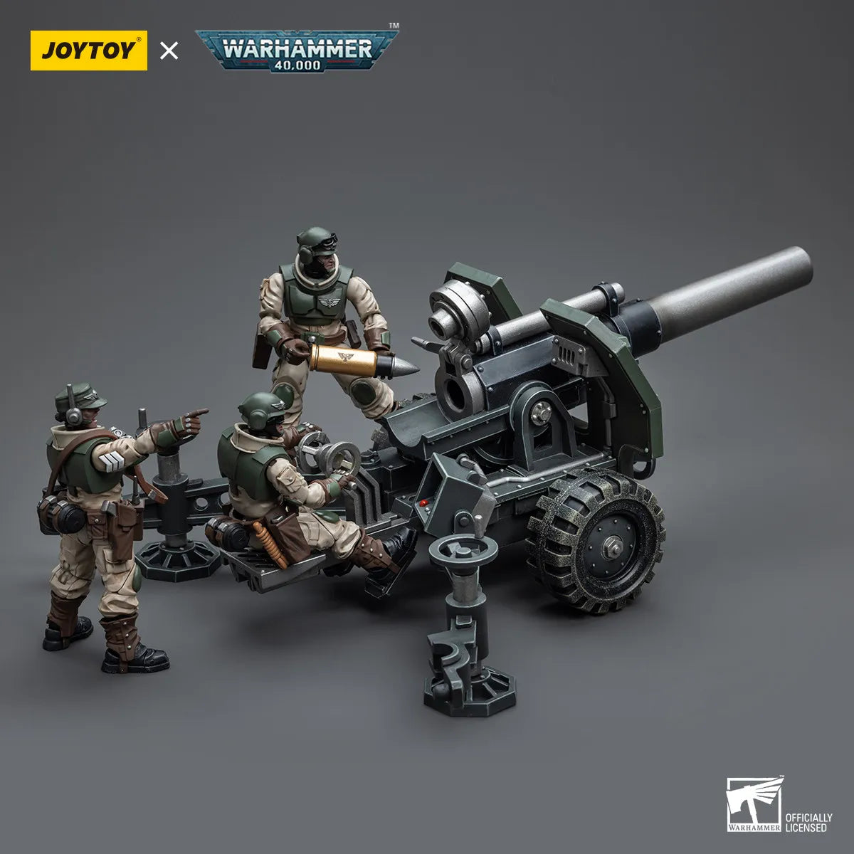 Astra Militarum - Ordnance Team with Bombast Field Gun - 星界軍 - 裝備宏聲野戰砲的野戰砲組
