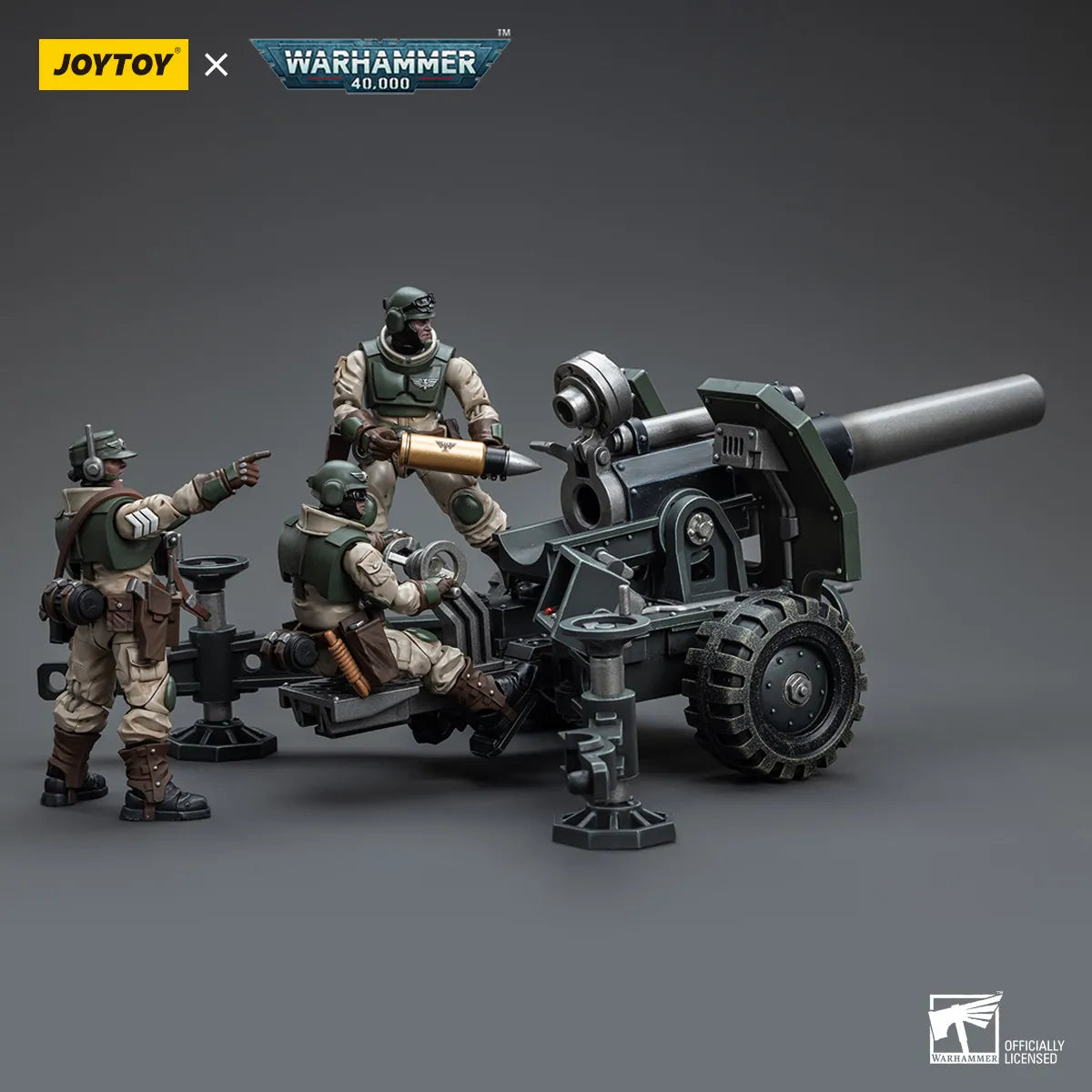 Astra Militarum - Ordnance Team with Bombast Field Gun - 星界軍 - 裝備宏聲野戰砲的野戰砲組