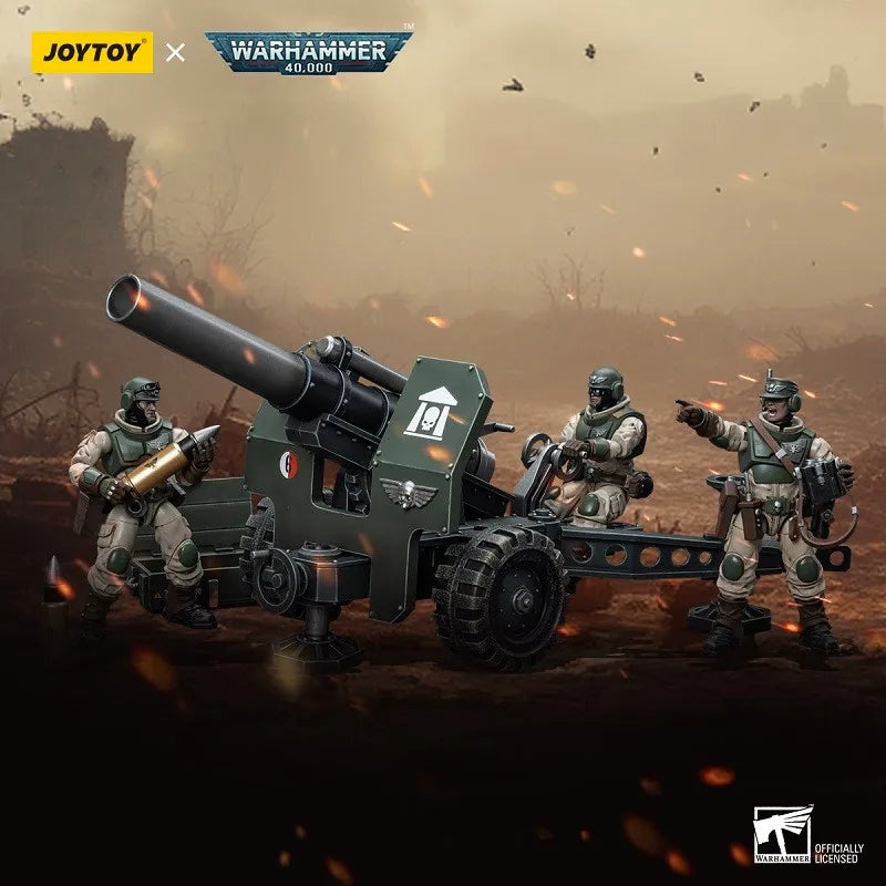 Astra Militarum - Ordnance Team with Bombast Field Gun - 星界軍 - 裝備宏聲野戰砲的野戰砲組