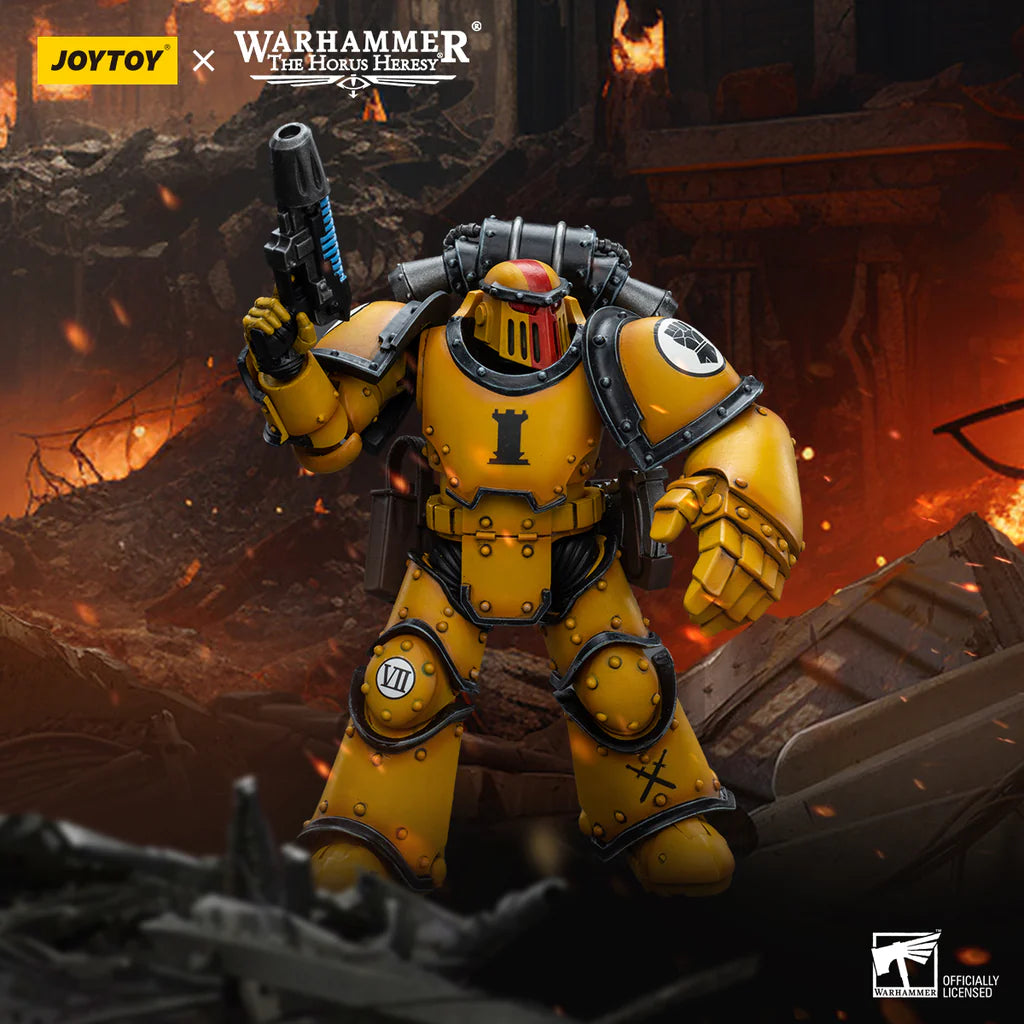 JoyToy: Imperial Fists - Legion MkIII Tactical Squad - Sergeant with Power Fist - 帝国之拳 - MkIII军团战术小队 - 装备动力拳的军士