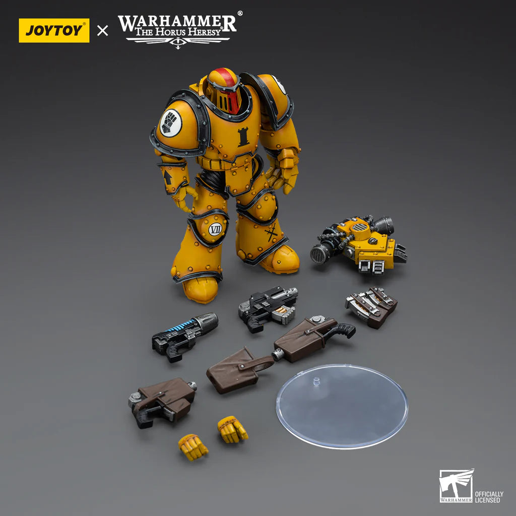 JoyToy: Imperial Fists - Legion MkIII Tactical Squad - Sergeant with Power Fist - 帝国之拳 - MkIII军团战术小队 - 装备动力拳的军士